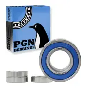 PGN (4 Pack) 6206-2RS Bearing - Lubricated Chrome Steel Sealed Ball Bearing - 30