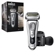 Braun Electric Razor for Men, Waterproof Foil Shaver, Series 9 9390cc, Wet & Dry