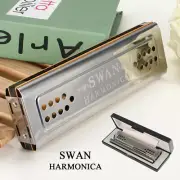 Professional Silver 24 Holes Double Sided C/G Key 2 Sides Mouth Organ Harmonica