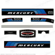 Fits Mercury 1977 50HP Outboard Engine Decals