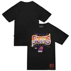 Men's Mitchell & Ness Black Phoenix Suns Worldwide Collection Glow Up T-Shirt