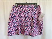 Tina + Jenna Golf Print Performance Knit Skort - size Extra Large NWT