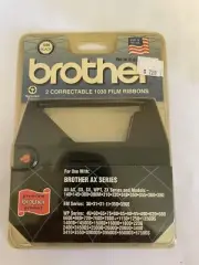 Brother AX Series 1230 Black 2 Correctable 1030 Film Ribbon