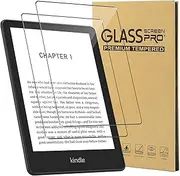 CONAPIKA Screen Protector for Kindle Paperwhite 11th GEN-2021&Paperwhite Signature Edition 6.8 Inch, 2 Pack HD Clear [High Sensitive Touch][Bubble Free]9H Hardness Anti-Scratch Tempered Glass Film