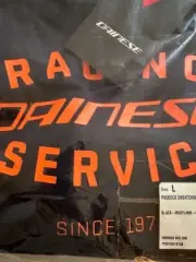 Dainese Paddock Mens Pullover Sweatshirt Black/Flame Orange LG