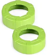 Sausage caulking gun Aluminum Front Cap, Durable Sausage Caulking Gun Aluminum Front Cover (Green-2Pack)