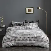 Tugo Reversible Queen Size Quilt/Doona/Duvet Cover Set M471B