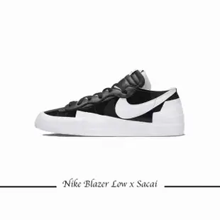 【NIKE 耐吉】Blazer Low x Sacai 黑白 男鞋 女鞋 聯名 男女段 DM6443-001