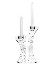 Kosta Boda Set of 2 Connect Candlesticks