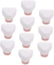 BESPORTBLE 10pcs Triangular Shoe Cleaner Sponge Kit Soft Cleaning Sponges for Sneakers Stain Removal Tool for Deep Cleaning All Shoe Types