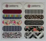 Jamberry Nail Wrap Sample Sheets Retired Designs, Natural Leopard, Sunday Brunch