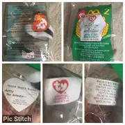 NIP 1993 Ty Teenie Beanie Baby Babies # 2 Antsy The Anteater Rare Original