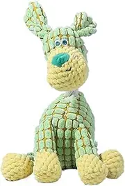Rrlihjgu Squeaky Dog Toys,Plush Squeaky Toys Indestructible Chew Toys | Interactive Crinkle Dog Toys Soft Teething Toy for Large Dogs & Indoor Puppy