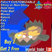 Pokémon Sword and Shield ✨ Shiny Galarian Stunfisk ✨ W/ Best 6IV Customizable
