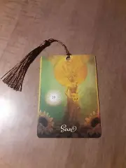 The Sun- Good Tarot Bookmark Oracle Card Art Deck Gift, Purified & Charged