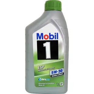 Mobil 1™ ESP 5W-30 1L 全合成汽柴油引擎機油 美孚 1號 5W30