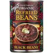 Amy'S Vegetarian Organic Refried Beans Black Beans 15.4 Oz