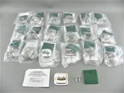 Staples Security Metal Zinc Laptop Electronic Cable Cord Lock Base Plate Lot New