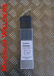 Magnum Welders 2.4 Tungsten Electrodes - Zirconiated Pkt 10