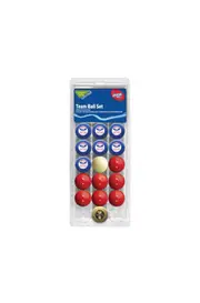 Western Bulldogs AFL 16 Ball Set V Colour Red