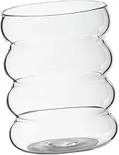 MAGICLULU Stylish Glass Beer Cup Drinking Cup for Home Office or Events Sturdy Glassware for Everyday Use