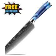 8 Damascus Kiritsuke Chef Knife - Ultra Sharp Professional Gyuto Kitchen Meat