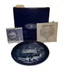 1995 Royal Copenhagen Danish Porcelain Blue Collectible Christmas Plate