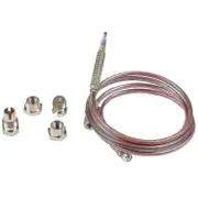 900mm Gas Stove Universal Thermocouple Kit M6x0.75 With Spilt Nuts (five) Replacement Thermocouple-dt