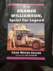 Kramer Williamson Sprint Car Legend book - World of Outlaws PA Posse