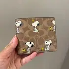 Coach X Peanuts 3 In 1 Wallet In Signature Canvas With Snoopy Print CBK56