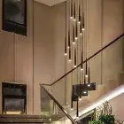Loft Villa Modern Pendant Lamp Ceiling Light Spiral Lighting Chandelier LED ​