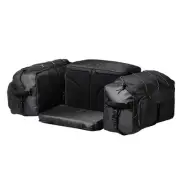 74L ATV Rear Storage Bag 600D Oxford Cloth Rear Cargo Bag with Sponge Cushion