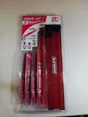 Diablo DS006S 6 pc Bi-Metal Reciprocating Saw Blade Set (6-Piece) with Case