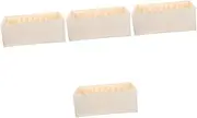 VILLFUL 4pcs Material Closet Organiser Large Capacity Wardrobe Drawer Dividers Clothes Storage Boxes T-shirt Folding Organizer Reusable Storage Solution