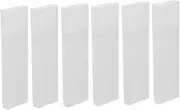 Ipetboom Tongue Scraper Holder Case 6pcs Plastic Travel Organizer Box Multifunctional Storage for Cleaning Tools