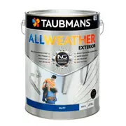 Taubmans 10L White Matt All Weather Exterior Paint