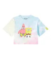[Stella McCartney Kids] Stella McCartney Kids Printed tie-dye cotton jersey T-shirt Y 4 multicoloured