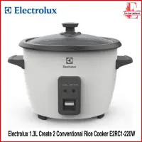 在飛比找蝦皮購物優惠-Electrolux 1.3L 創建 2 個常規電飯鍋 E2