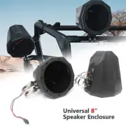 8'' Speaker Enclosures Pods Mount Universal For Polaris Can Am Marverick UTV ATV