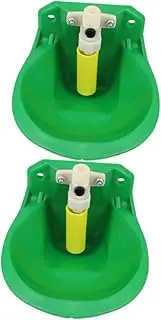 2pcs Sheep Drinking Bowl Hose Cat Bowl Pet Goat Automatic Drinking Fountain Fountains Sprinkler Breed Plastic Drinking Fountain Sheep Raising Drinking Bowl Sheep Water Bowl Alloy TOGEVAL