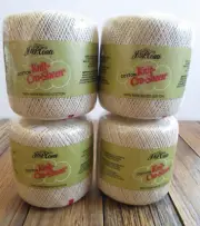 NEW J&P Coats Knit-Cro-Sheen Mercerized Thread Size 10 325 Yards Color 61A ECRU