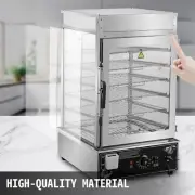 NEW PORTABLE COMMERCIAL 4 SIDE GLASS BUN/ HOT DOG/ DIM SIMS STEAMER 2YRS WTY