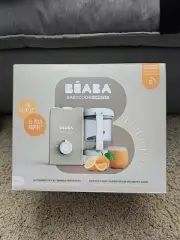 NIB BEABA BABYCOOK EXPRESS Non-toxic Baby Food Maker Steamer Color- Mineral