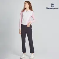 在飛比找momo購物網優惠-【Munsingwear】企鵝牌 女款深藍色彈性修身長褲 M