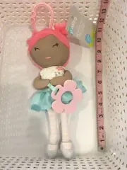 On The Goldbug Activity Doll for Car Seats & Soothing Chime 13" Style NG00895