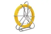 Alston 4.5mm 100M Fish Tape Fiberglass Rodder with Steel Reel Cage Cable Duct Rodder Snake Copper trace Wire Telstra NBN Tool Non-Conduct