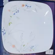 New CORELLE Square ADLYN Luncheon Plate 1 Piece Dinnerware Watercolor Floral
