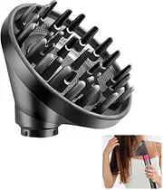 Diffuser for Dy-son Airwrap Attachment, Hair Diffuser for Dy-son Hair Dryer, Nozzle for Dy-son Airwrap Diffuser Attachment, Large Hair Diffuser Attachment for Dy-son Air-wrap Styler HS01 HS05