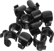 ERINGOGO 20pcs Mic Clip for Stand Cable Holder for Microphone Cables Durable Cord Clips for Live Streaming Tripods and Brackets Easy to Install and Portable