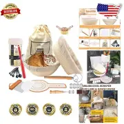 Comprehensive Sourdough Baking Set with Danish Whisk and Bread Lame Included
